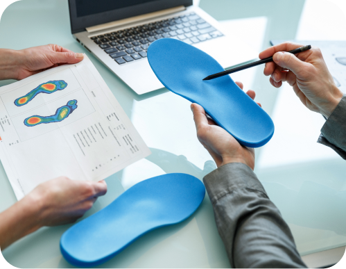 Semelles orthopédiques 3D sur mesure